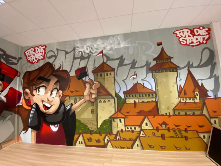 Graffiti & Wandgestaltung in Nürnberg von Farbquartier